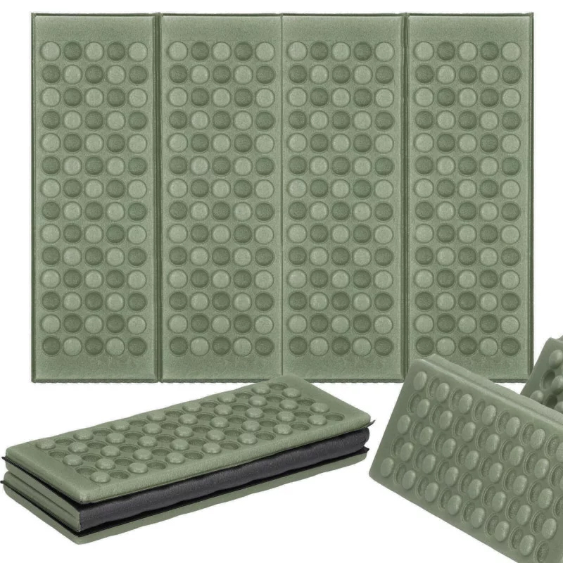 Saltea pliabila pentru sezut la camping sau picnic, spuma XPE termoizolanta, impermeabila, 40x28x1 cm, verde - imagine 13