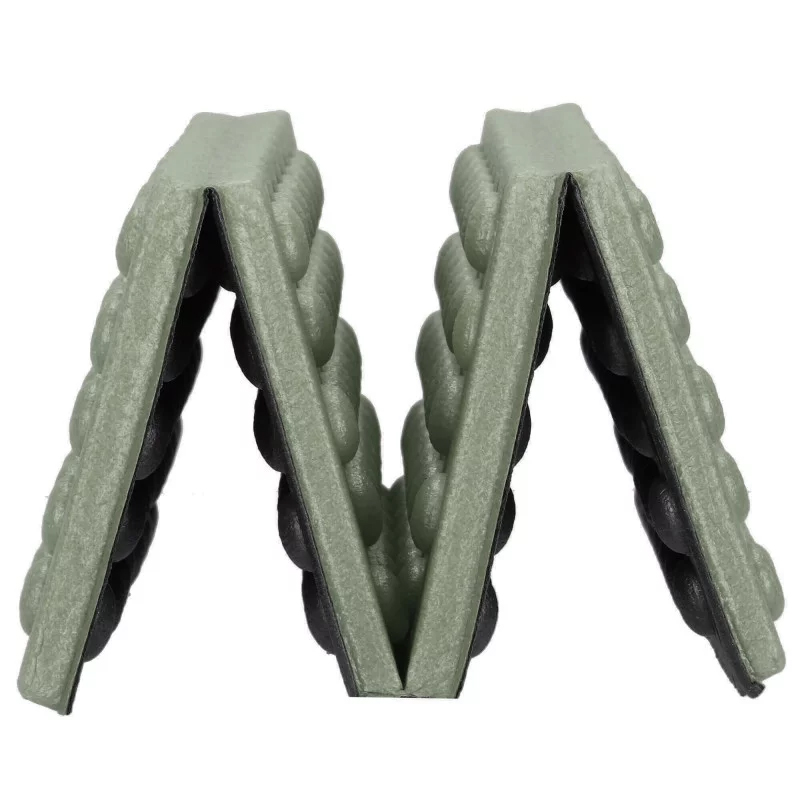 Saltea pliabila pentru sezut la camping sau picnic, spuma XPE termoizolanta, impermeabila, 40x28x1 cm, verde - imagine 5