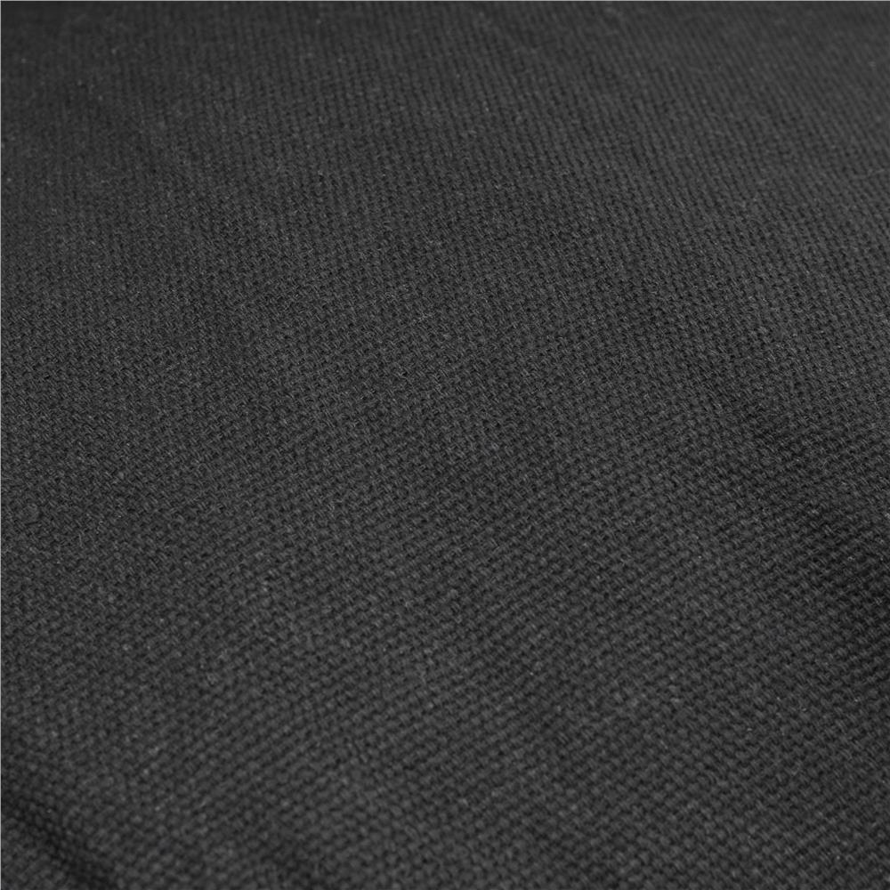 Scaun dublu tip leagan suspendat pentru casa sau gradina, cu perne, stil boho, 128x66x124 cm, maxim 300 kg, negru - imagine 14