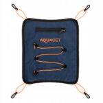 Geanta impermeabila pentru placa SUP, buzunar pentru telefon si sistem prindere cu cordon bungee, 28x30 cm, bleumarin