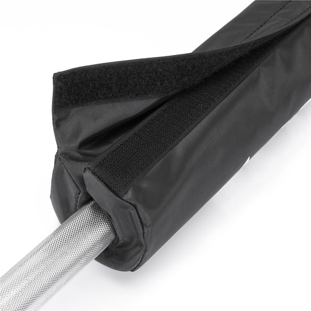 Protectie pentru bara fitness din spuma, inchidere cu velcro, 43x8 cm, negru - imagine 3