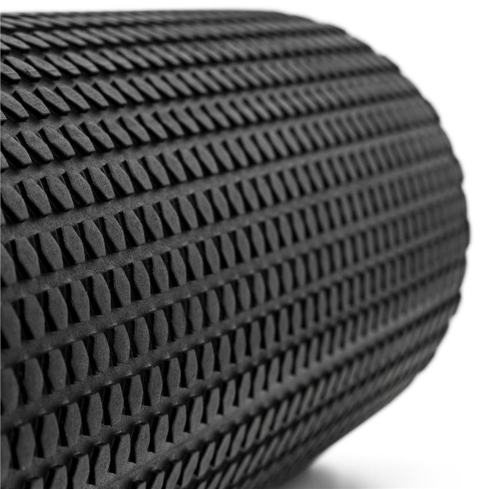 Rola pentru masaj si stretching din spuma EVA, moale 25 Shore A, 45x15 cm, negru - imagine 6