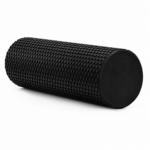 Rola pentru masaj si stretching din spuma EVA, moale 25 Shore A, 45x15 cm, negru