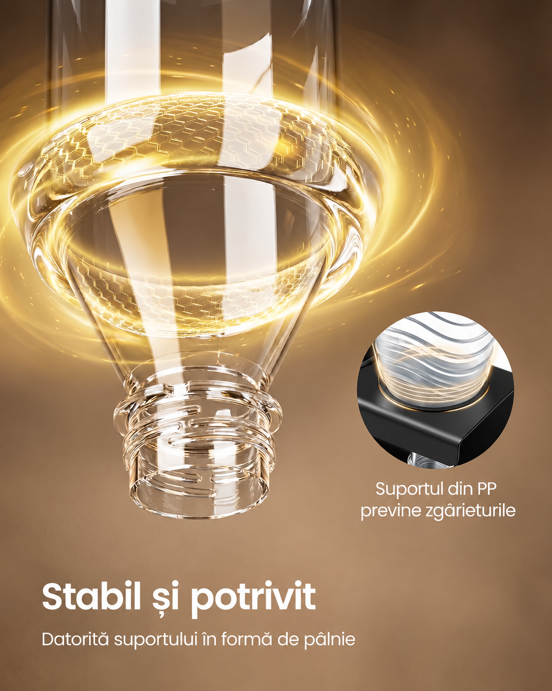 SONGMICS Suport pentru uscarea si depozitarea a 3 sticle, compatibil cu sticle din plastic si sticla pentru aparate de carbonatare, structura rezistenta din otel, 2 covorase absorbante detasabile si perie de curatare, 30x14x12 cm, negru - imagine 5