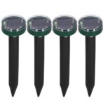 Set 4 aparate solare pentru alungarea cartitelor, functionare prin vibratii si sunete cu frecventa 400-1000 Hz, 26 cm