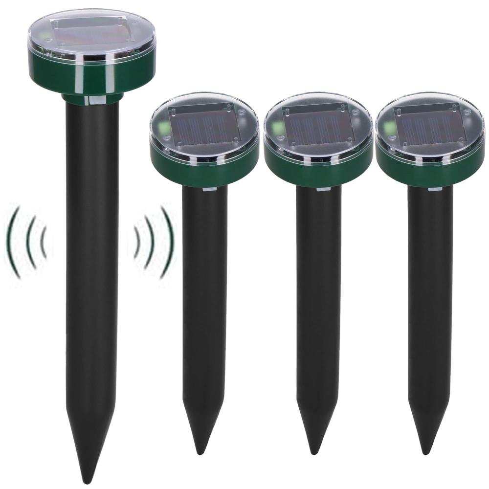 Set 4 aparate solare pentru alungarea cartitelor, functionare prin vibratii si sunete cu frecventa 400-1000 Hz, 26 cm - imagine 14