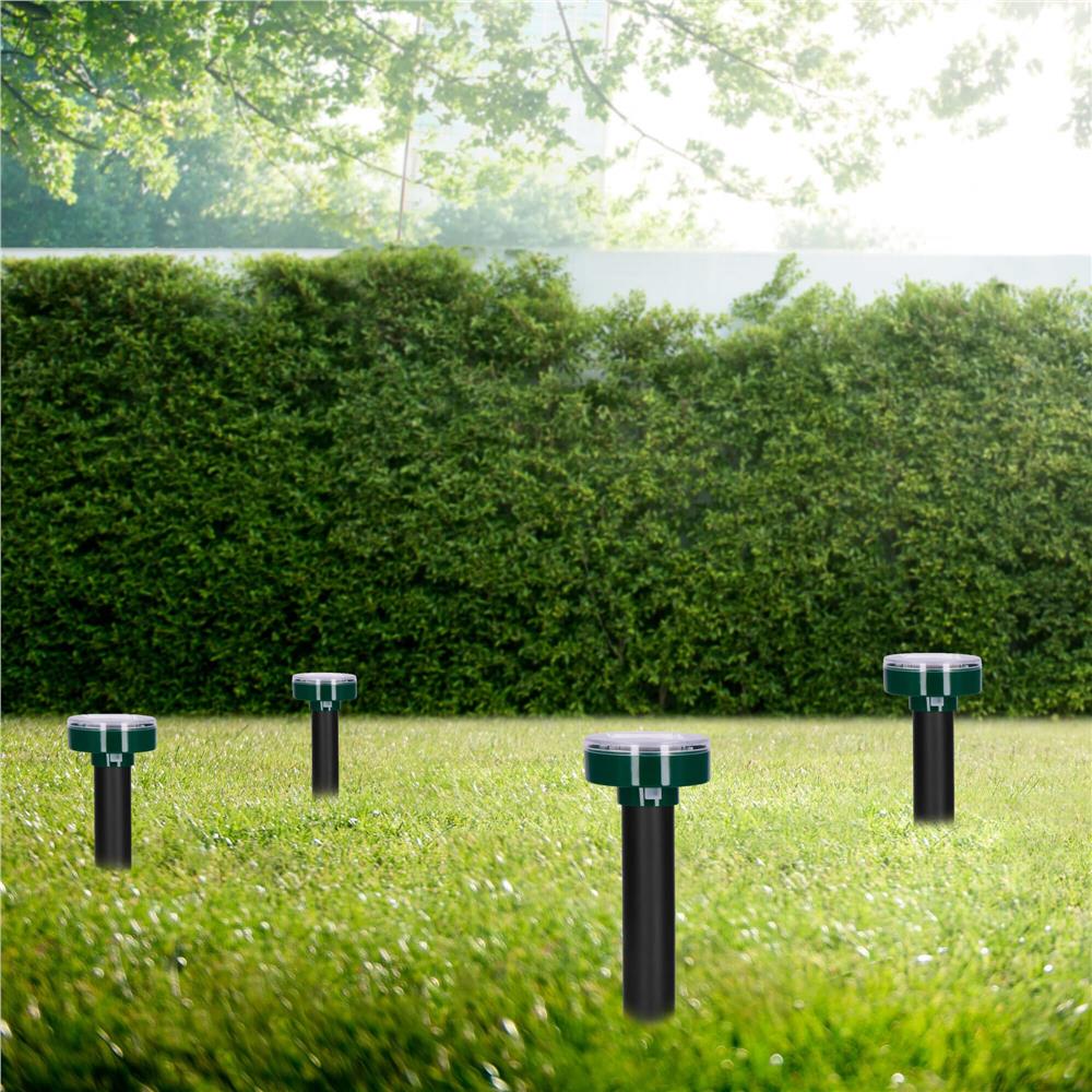 Set 4 aparate solare pentru alungarea cartitelor, functionare prin vibratii si sunete cu frecventa 400-1000 Hz, 26 cm - imagine 4