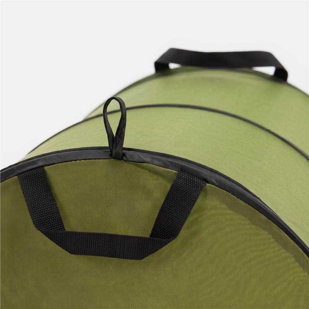 Cos pliabil pentru frunze, iarba si deseuri de gradina, 120 L, poliester cu tesatura oxford, 47x70 cm, verde - imagine 10