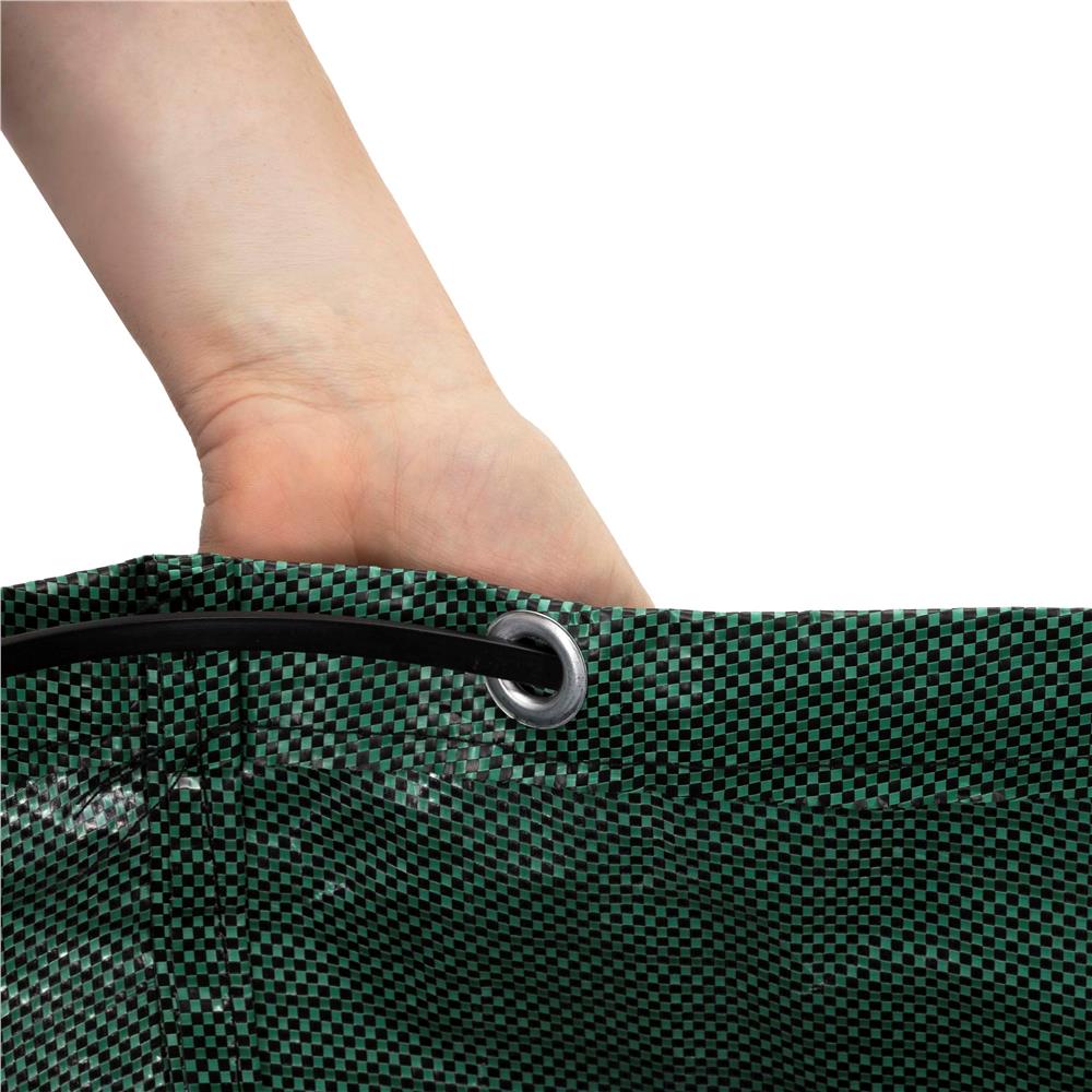 Cos pliabil pentru frunze, iarba si deseuri de gradina, 300 L, polipropilena, 68x84 cm, verde - imagine 15