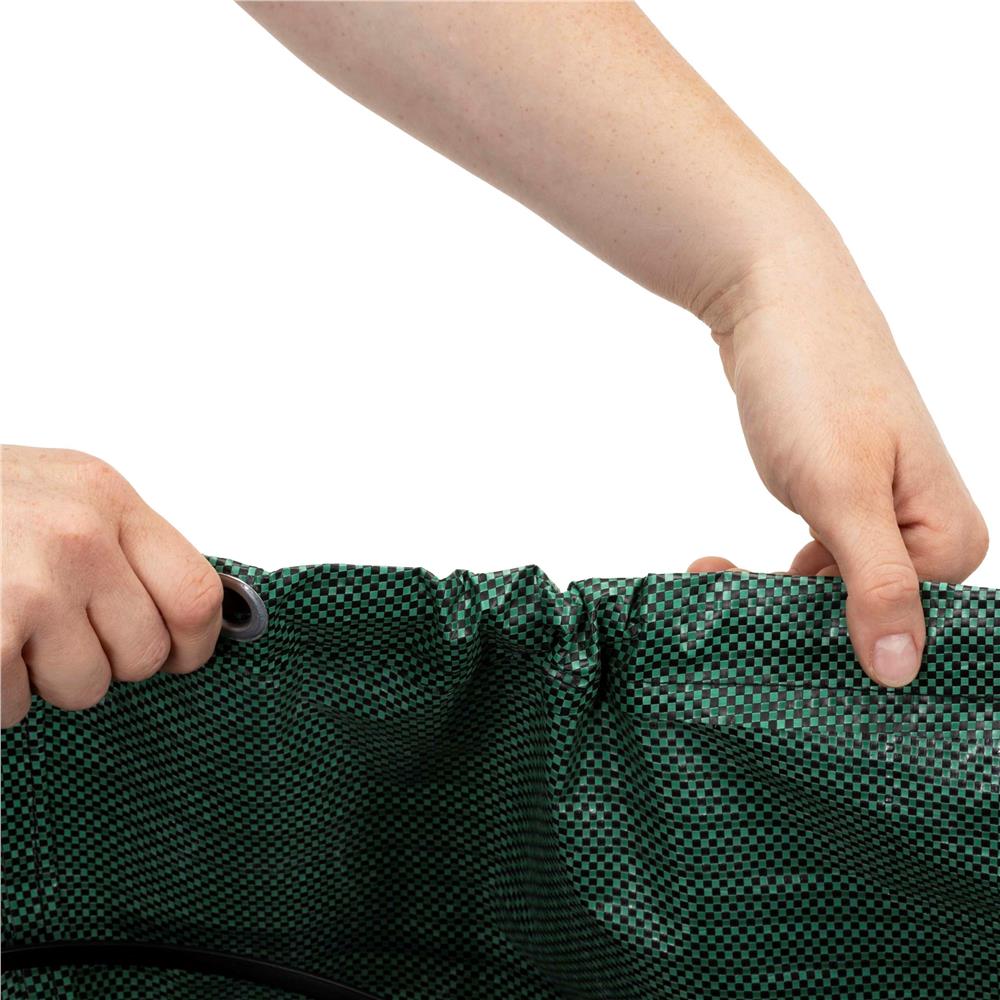 Cos pliabil pentru frunze, iarba si deseuri de gradina, 300 L, polipropilena, 68x84 cm, verde - imagine 16
