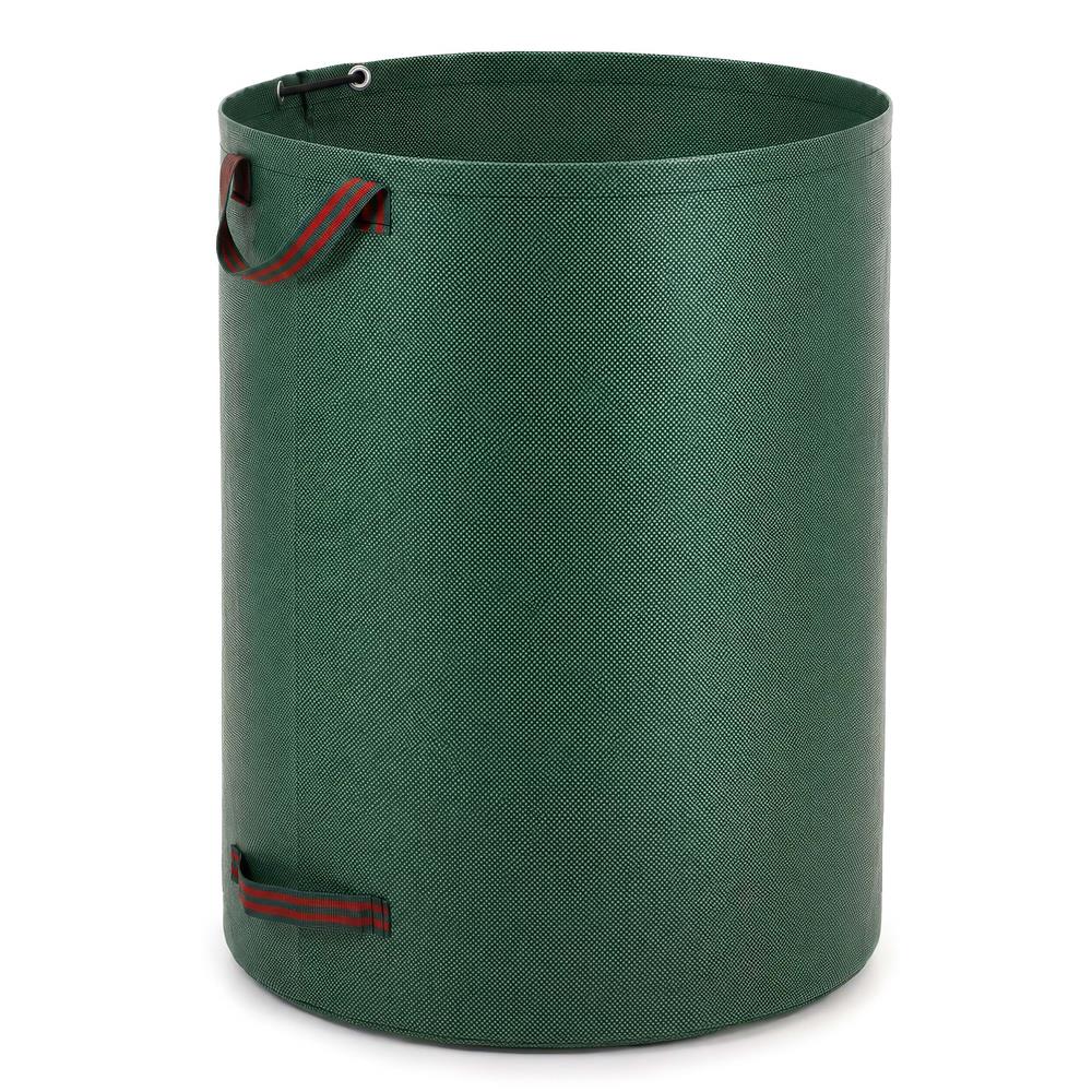 Cos pliabil pentru frunze, iarba si deseuri de gradina, 300 L, polipropilena, 68x84 cm, verde - imagine 23