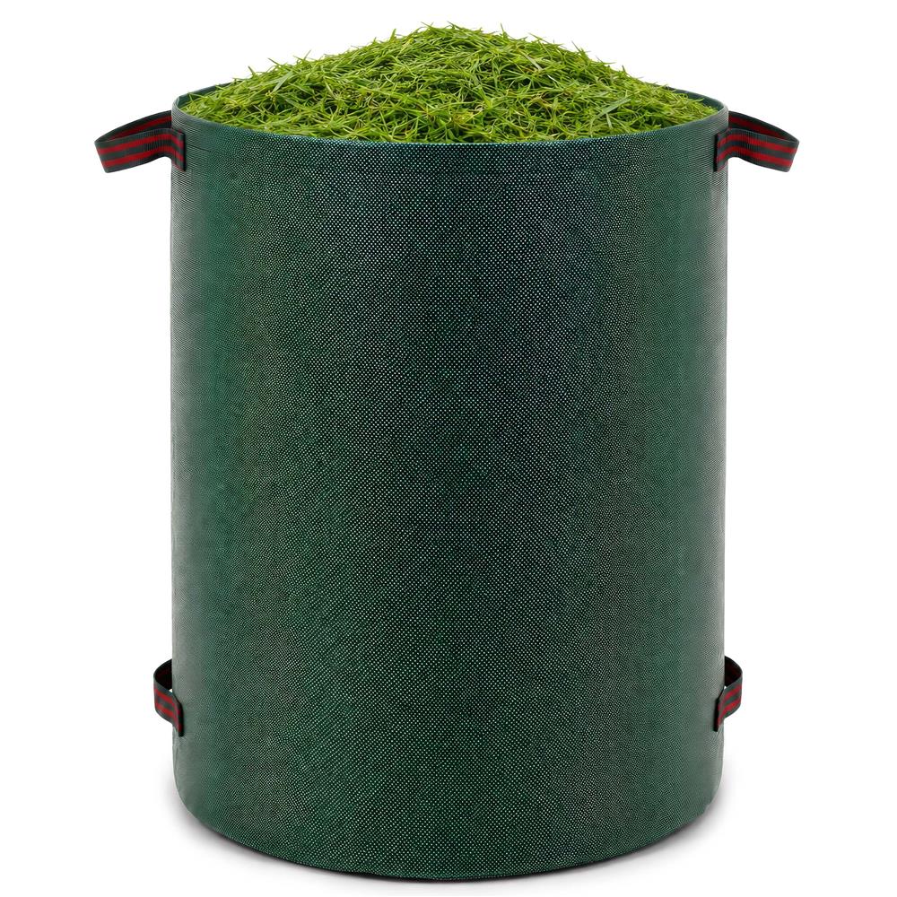 Cos pliabil pentru frunze, iarba si deseuri de gradina, 300 L, polipropilena, 68x84 cm, verde - imagine 26