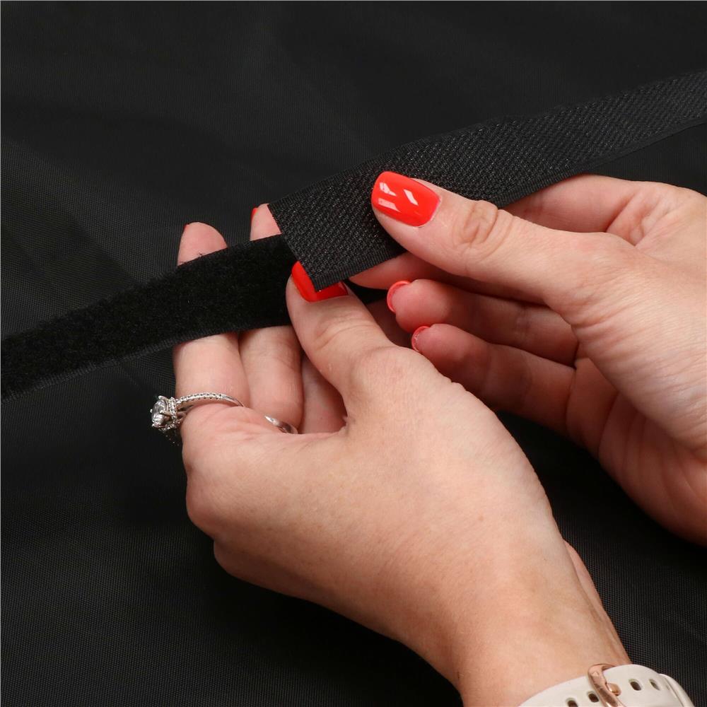 Husa de protectie pentru gratar, tesatura oxford impermeabila, protectie UV, 100x66x80 cm, negru - imagine 12
