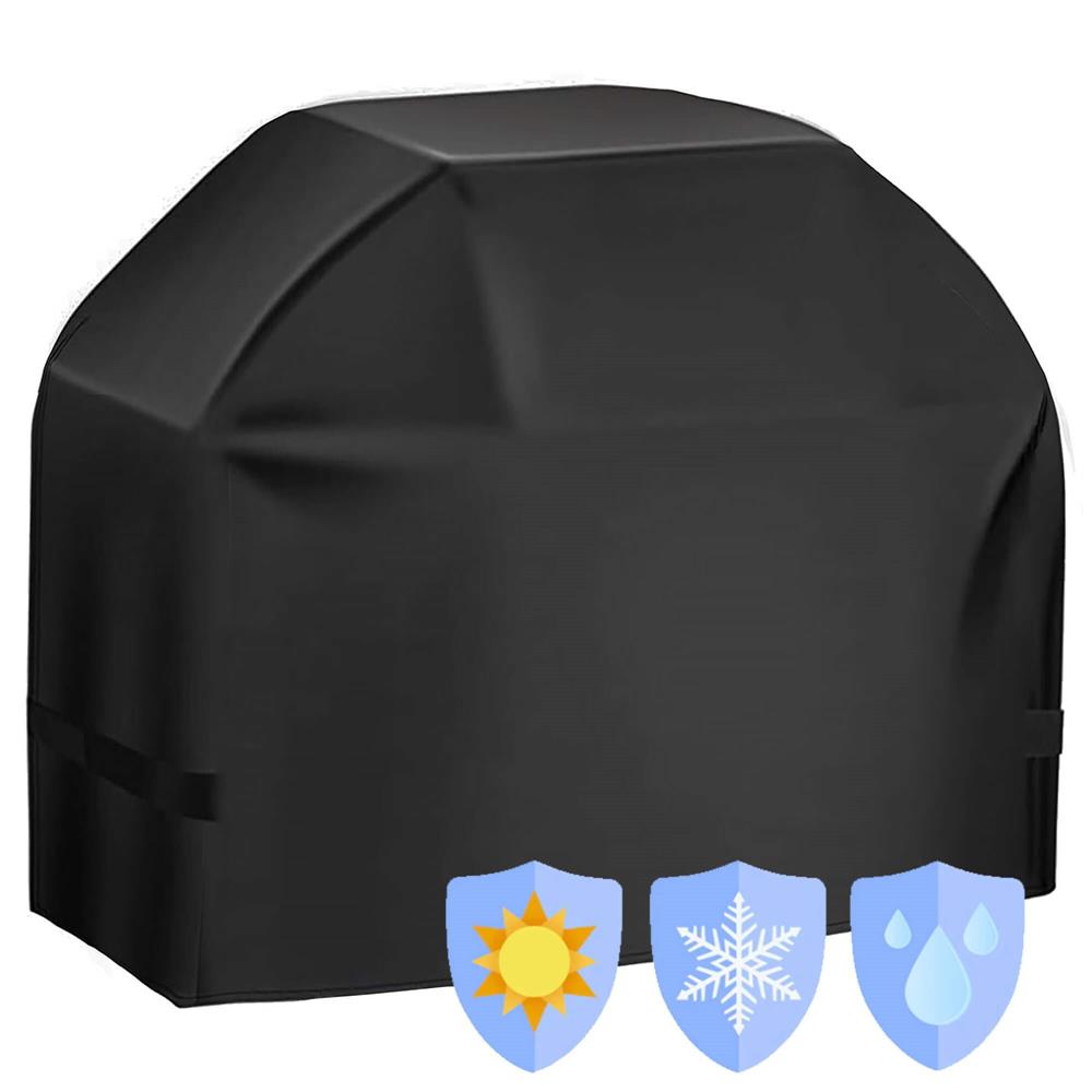 Husa de protectie pentru gratar, tesatura oxford impermeabila, protectie UV, 100x66x80 cm, negru - imagine 19