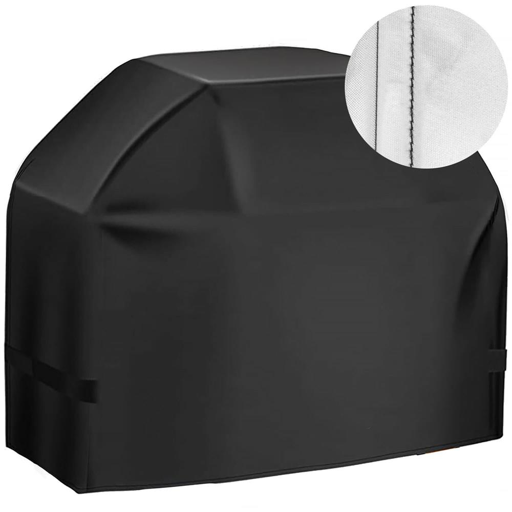 Husa de protectie pentru gratar, tesatura oxford impermeabila, protectie UV, 100x66x80 cm, negru - imagine 3