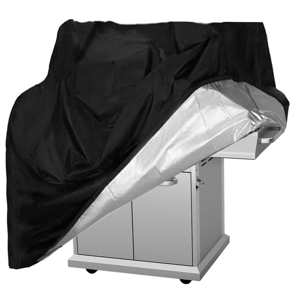 Husa de protectie pentru gratar, tesatura oxford impermeabila, protectie UV, 100x66x80 cm, negru - imagine 5