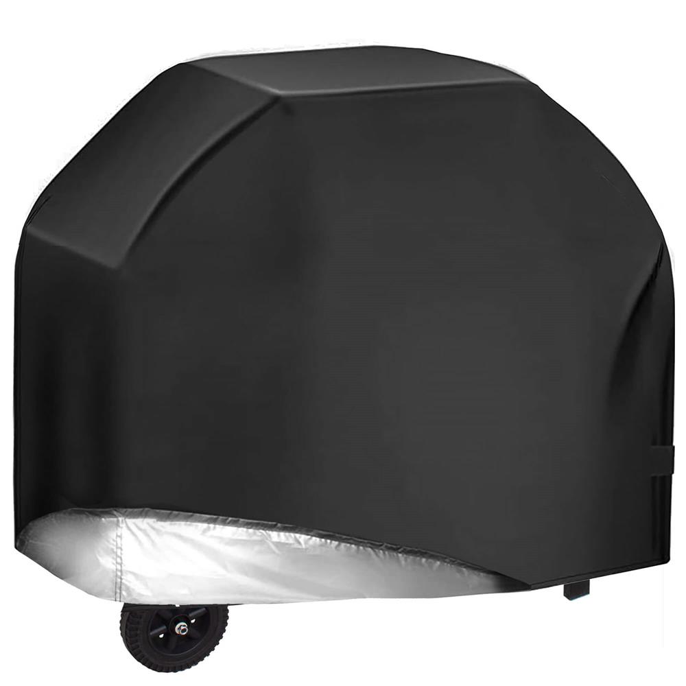 Husa de protectie pentru gratar, tesatura oxford impermeabila, protectie UV, 100x66x80 cm, negru - imagine 9