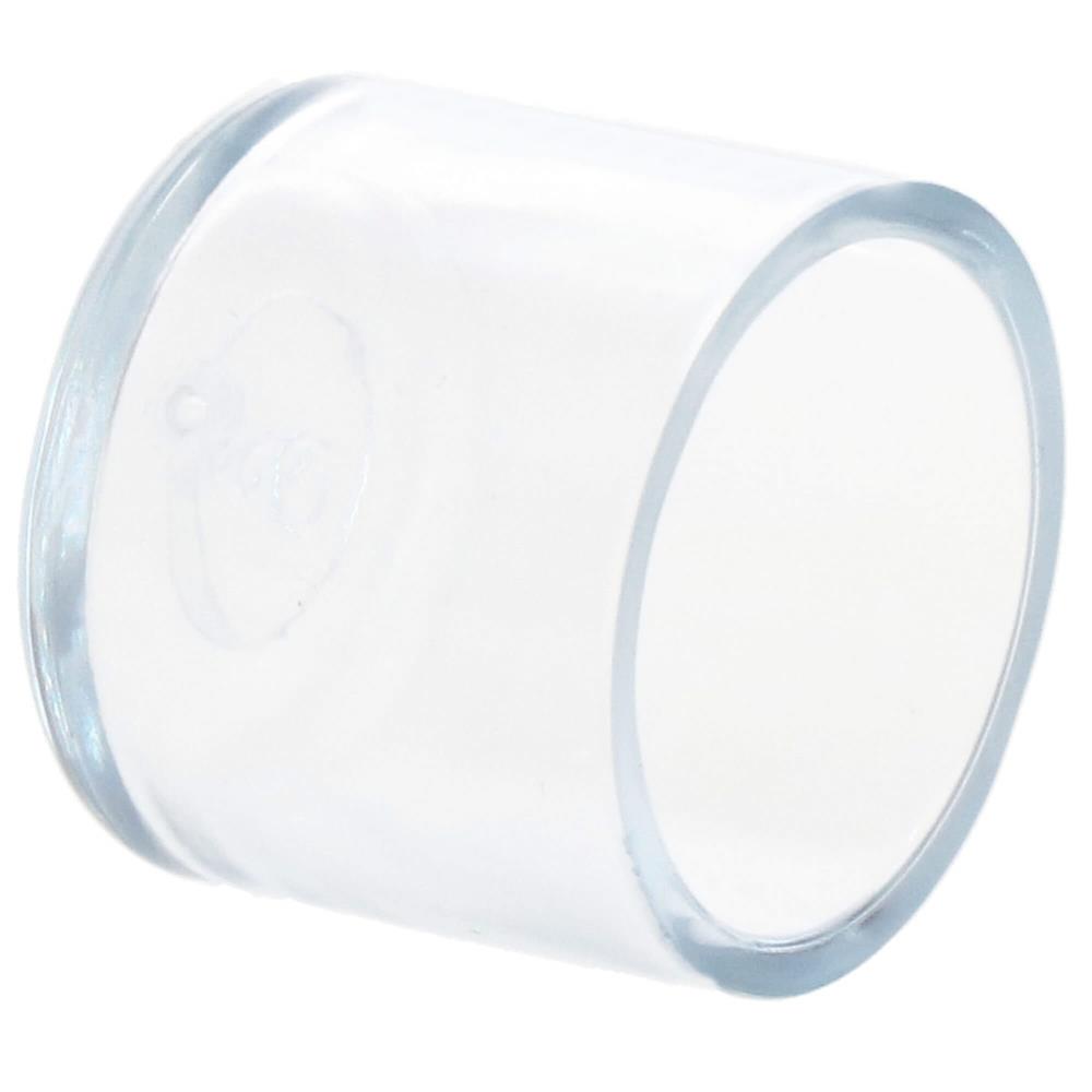 Set 16 protectii pentru picioare de mobilier, silicon PVC, Ø18 mm, transparent - imagine 12