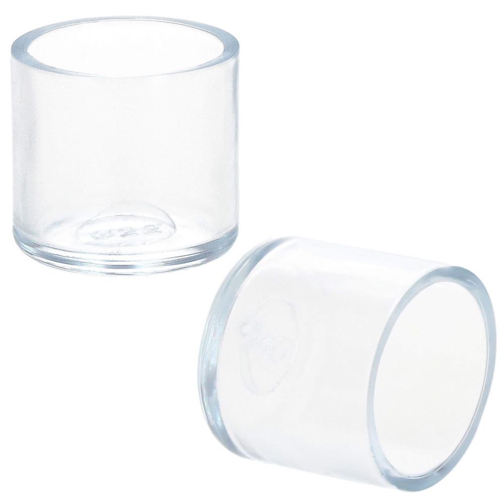 Set 16 protectii pentru picioare de mobilier, silicon PVC, Ø18 mm, transparent - imagine 10