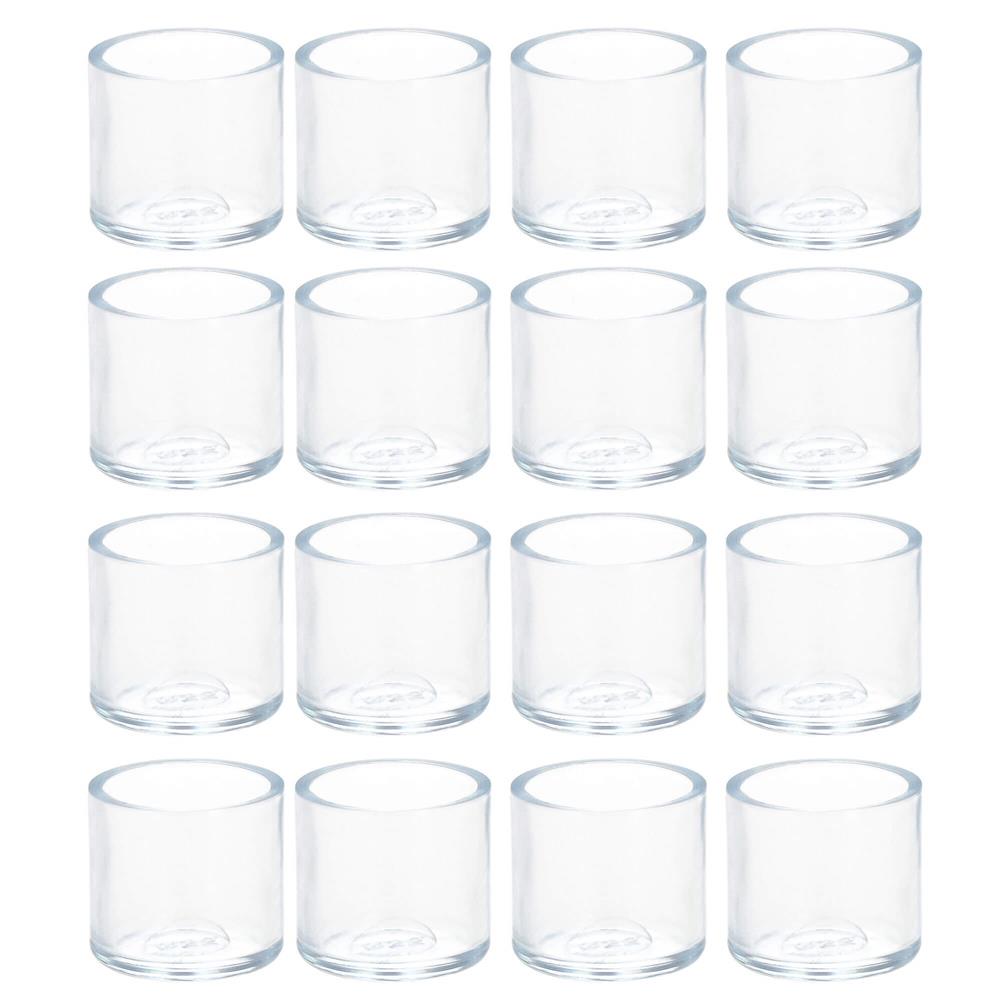 Set 16 protectii pentru picioare de mobilier, silicon PVC, Ø18 mm, transparent - imagine 20