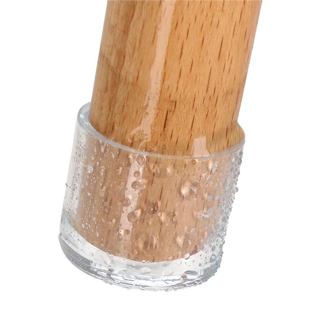 Set 16 protectii pentru picioare de mobilier, silicon PVC, Ø18 mm, transparent - imagine 8