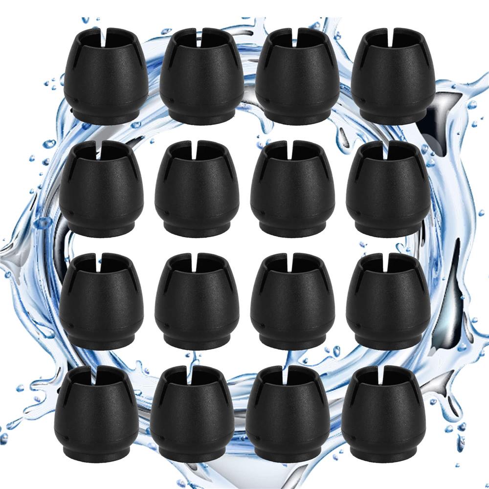 Set 16 protectii pentru picioare de mobilier cu baza din fetru, Ø14-16 mm, negru - imagine 33