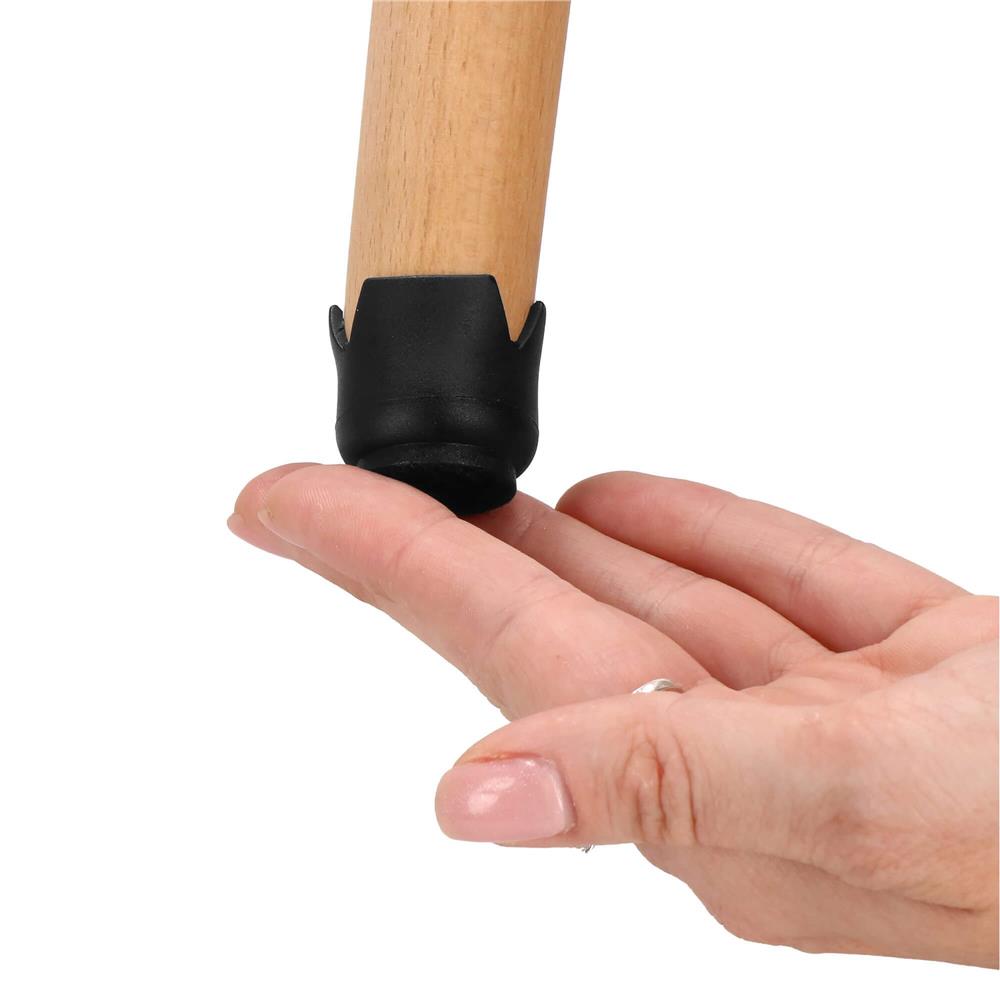 Set 16 protectii pentru picioare de mobilier cu baza din fetru, Ø17-21 mm, negru - imagine 25