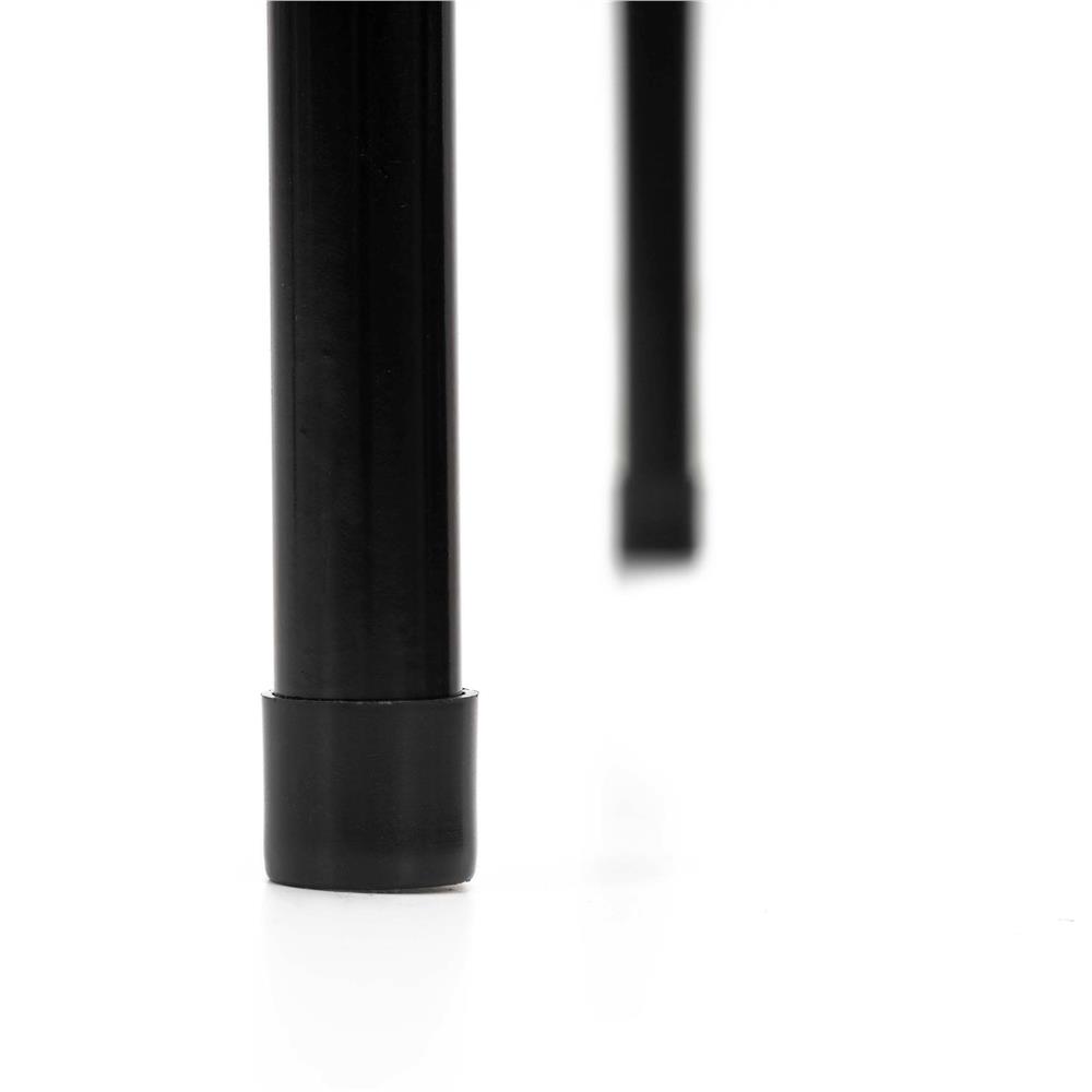 Suport metalic pentru haine cu bara si 2 rafturi, structura otel, 60x34x150 cm, negru - imagine 14
