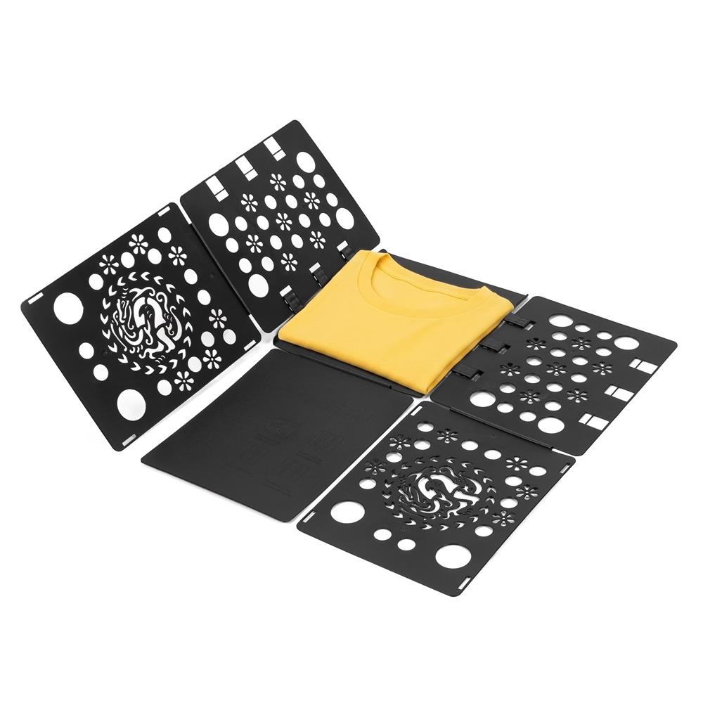 Placa pliabila pentru impaturit haine rapid, versatila pentru toate tipurile de imbracaminte, 68x57 cm, negru - imagine 15