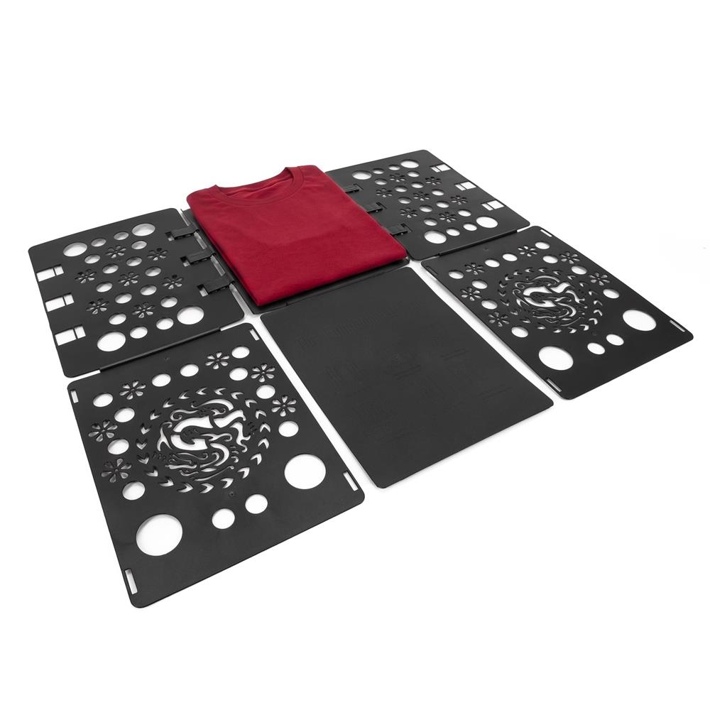 Placa pliabila pentru impaturit haine rapid, versatila pentru toate tipurile de imbracaminte, 68x57 cm, negru - imagine 16