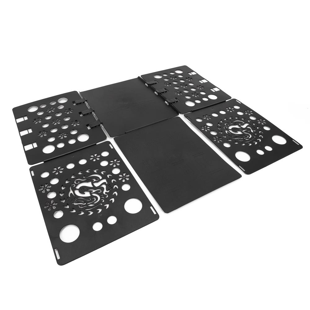 Placa pliabila pentru impaturit haine rapid, versatila pentru toate tipurile de imbracaminte, 68x57 cm, negru - imagine 17