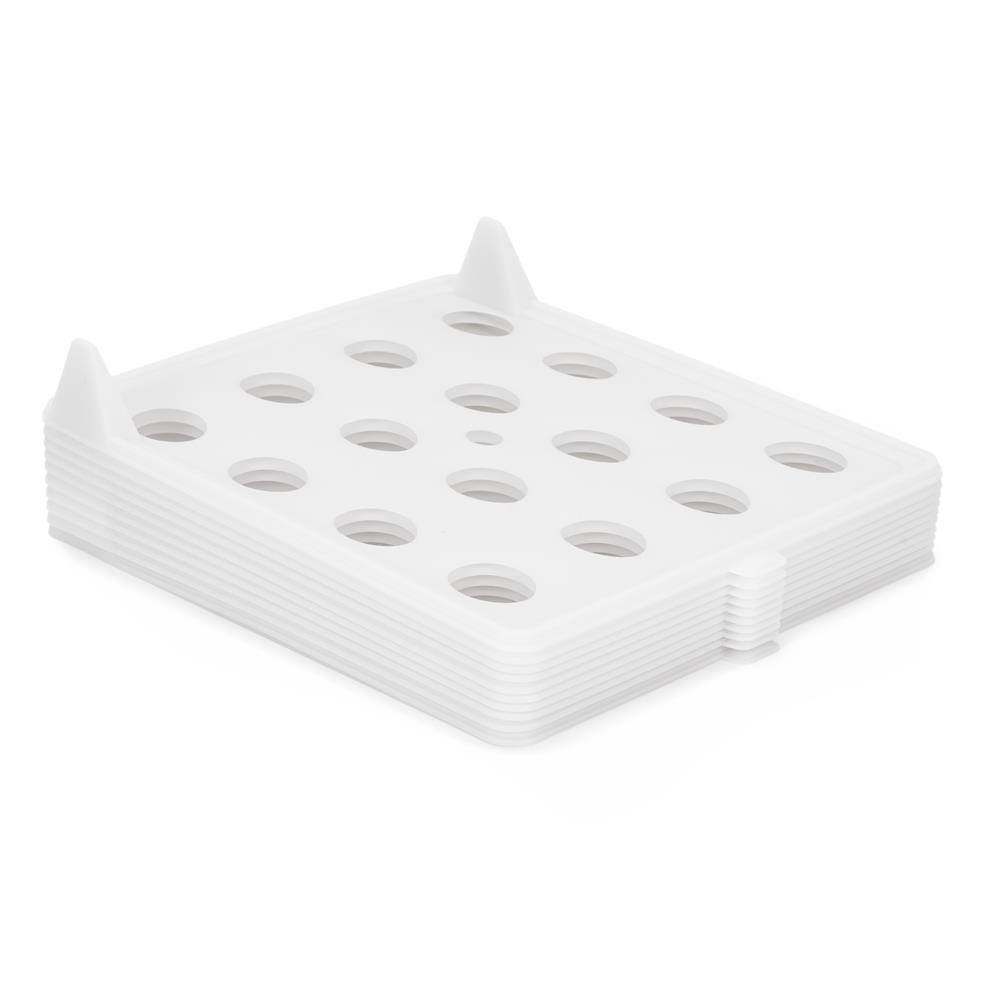 Set 10 organizatoare pentru separare si depozitare haine, stivuibile, 26x32 cm, alb - imagine 13