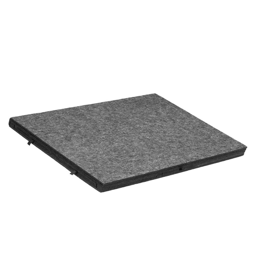 Tabla pentru organizare puzzle cu 6 sertare si capac, pliabila, din fetru, pana la 1500 piese, 77x52 cm, gri - imagine 17