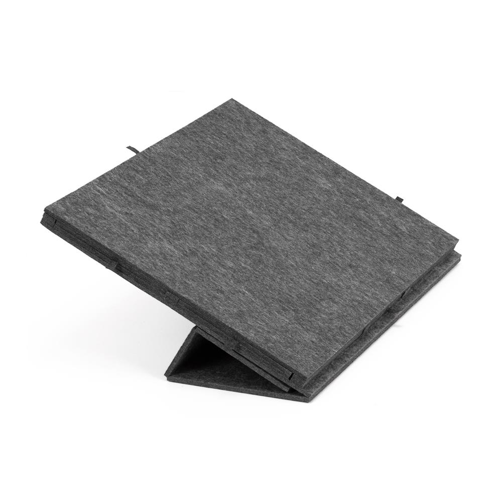 Tabla pentru organizare puzzle cu 6 sertare si capac, pliabila, din fetru, pana la 1500 piese, 77x52 cm, gri - imagine 19