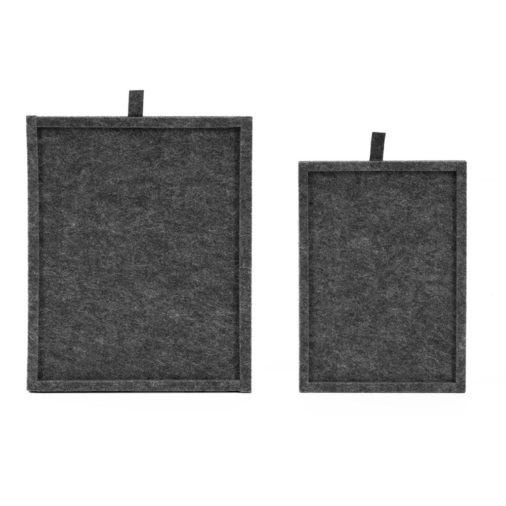 Tabla pentru organizare puzzle cu 6 sertare si capac, pliabila, din fetru, pana la 1500 piese, 77x52 cm, gri - imagine 6