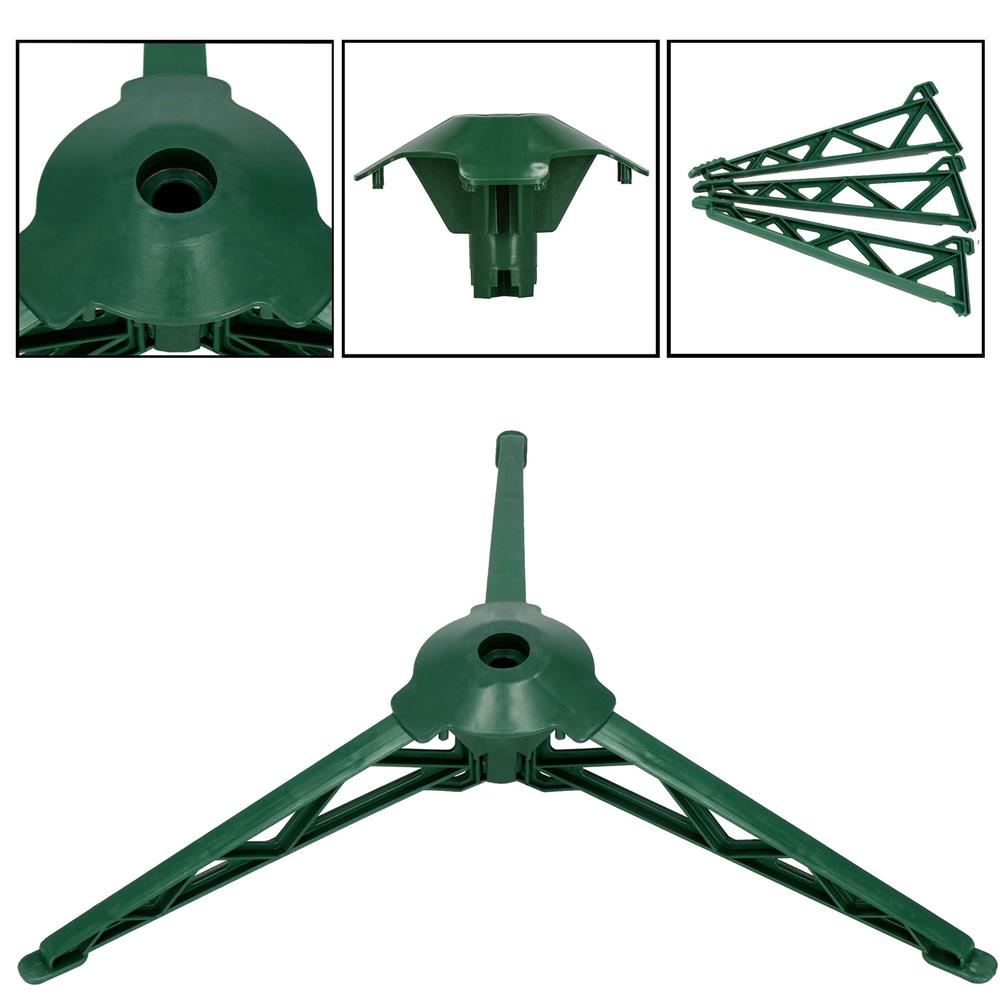 Brad artificial de Craciun Springos, pin nins, 180 cm, 341 varfuri, aspect realist, suport inclus, verde/alb - imagine 18