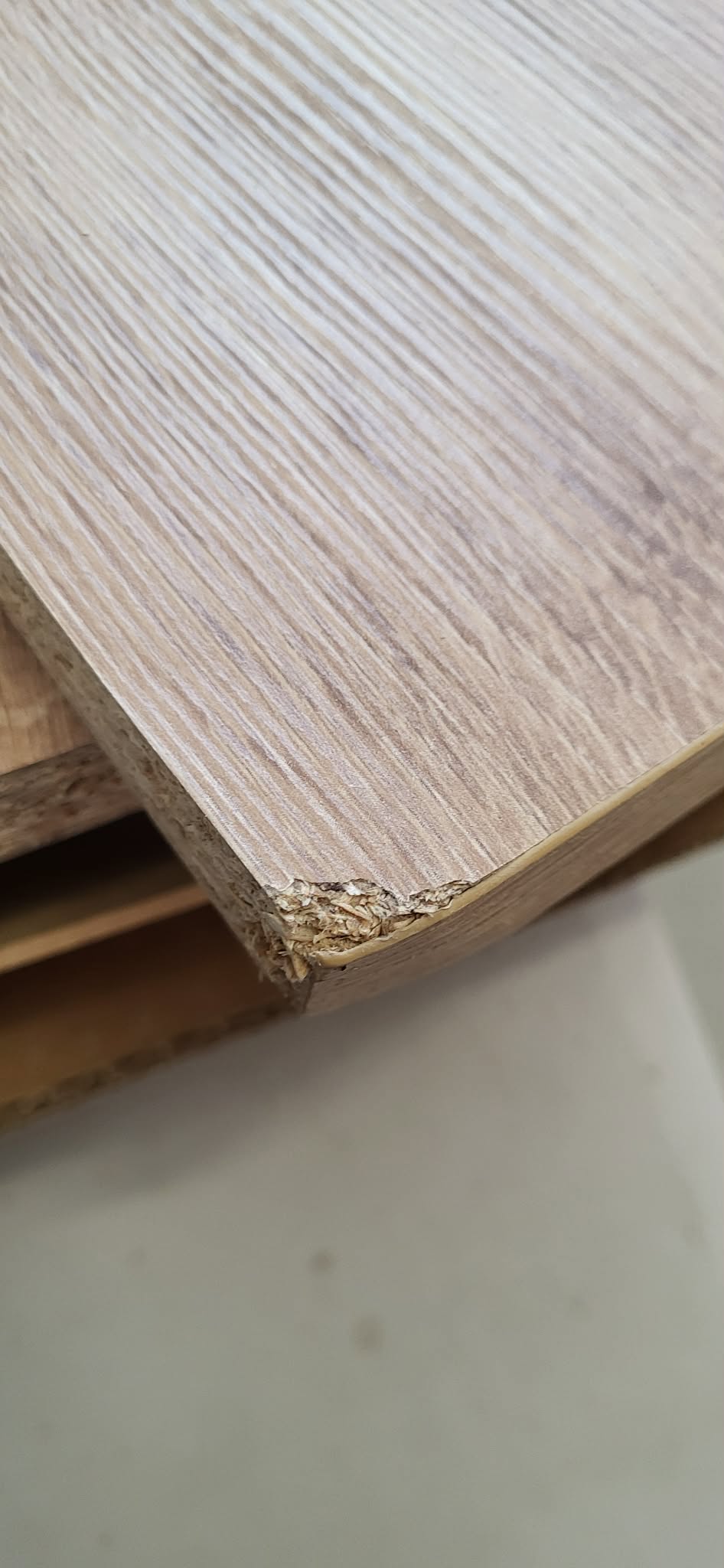 RESIGILAT: Dulap baie tip coloana cu 2 usi, 1 sertar si rafturi interioare, PAL laminat, 30x30x140 cm, stejar artisan si alb - imagine 4