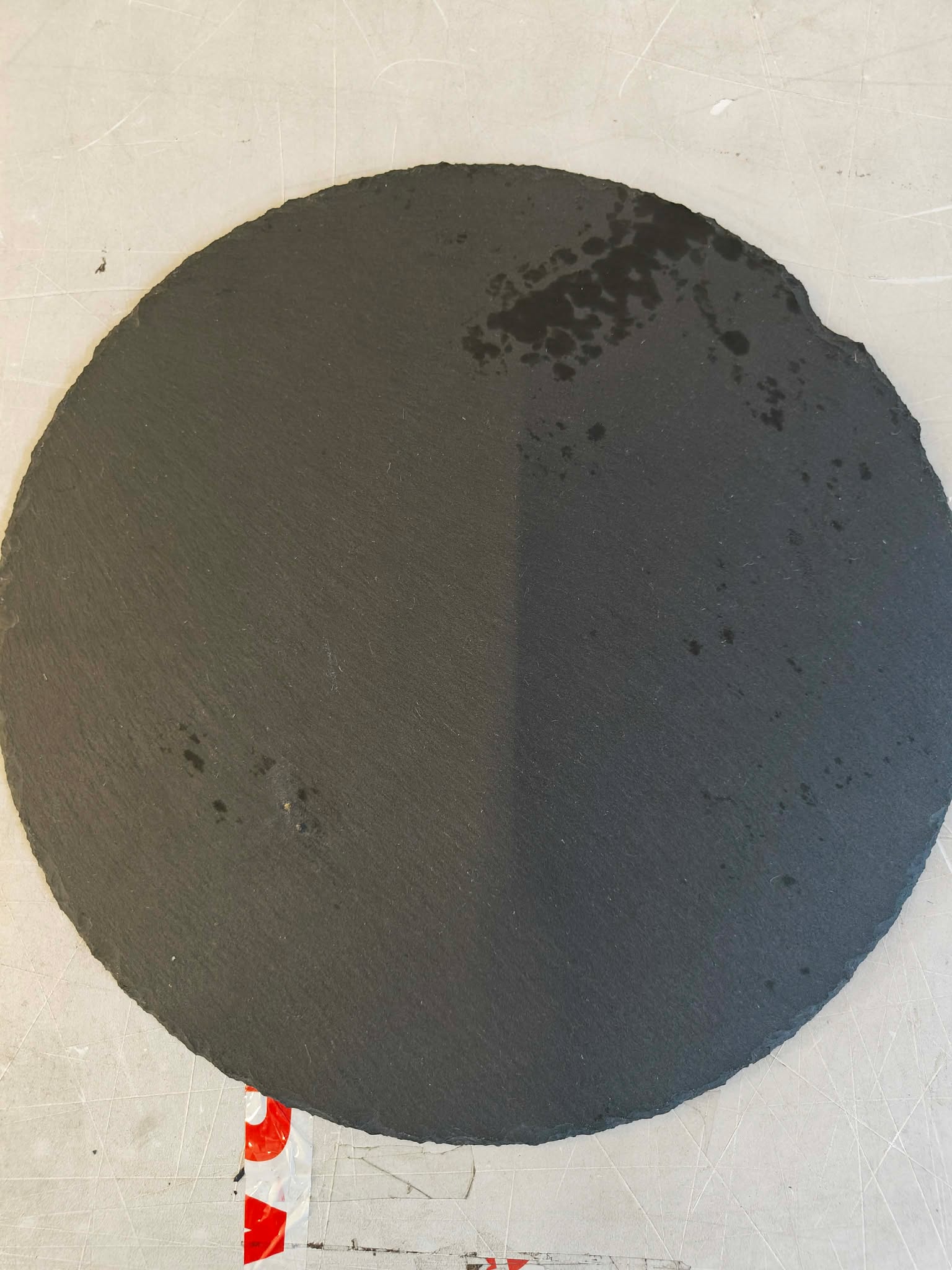 RESIGILAT: Platou servire Atmosphera ardezie, diametru 32 cm, negru - imagine 2