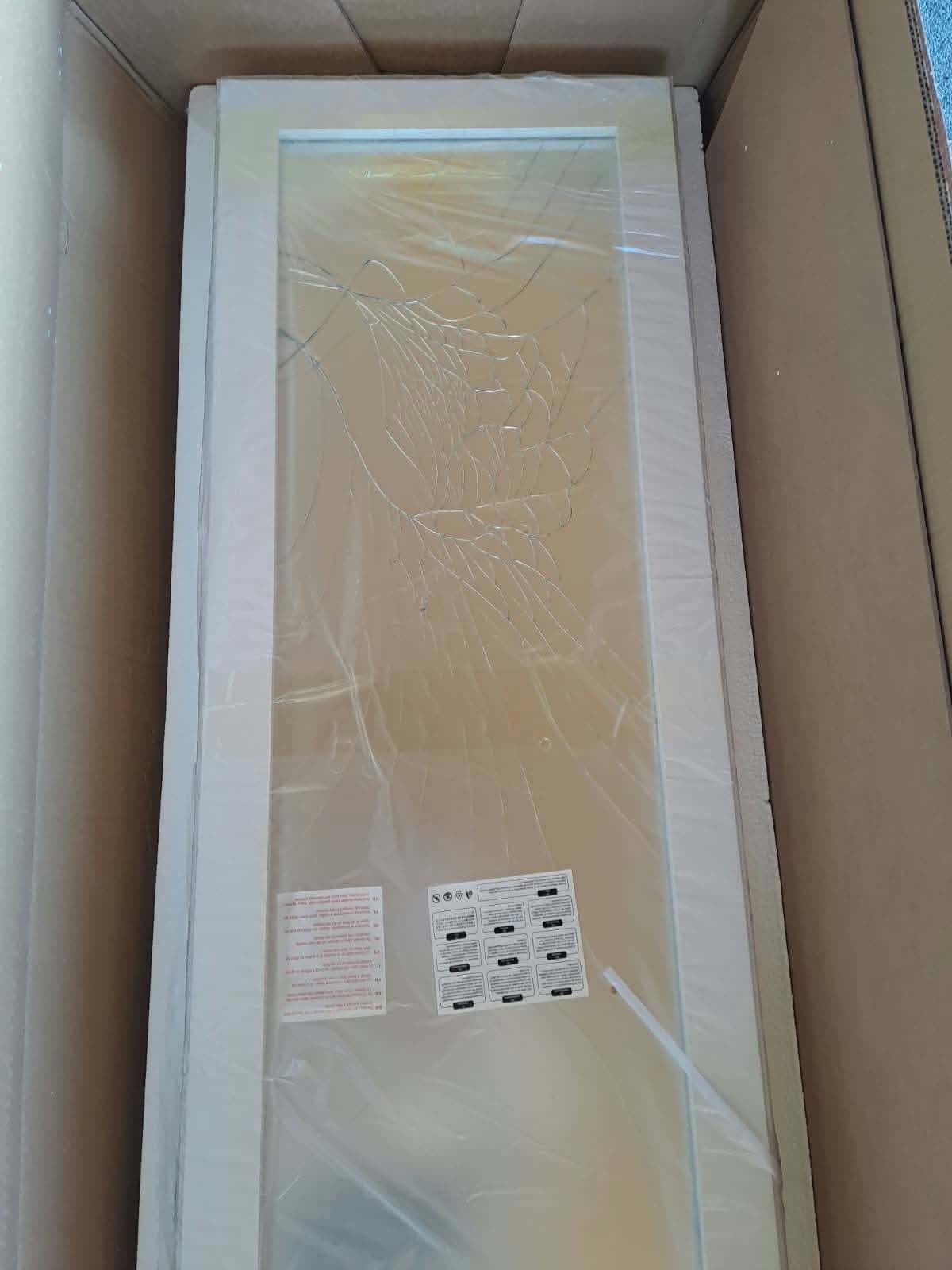 RESIGILAT: SONGMICS Oglinda de podea cu dulap depozitare bijuterii, iluminare LED si roti, cu cheie, 35x45x156 cm, alb - imagine 2