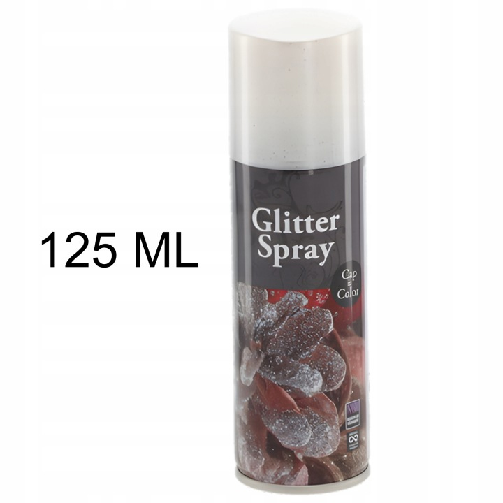 Spray decorativ cu sclipici 125 ml, pentru decoratiuni de Craciun, efect stralucitor cu particule glitter, formula cu uscare rapida, aplicare uniforma pe sticla, plastic, metal, lemn si polistiren, argintiu - imagine 8