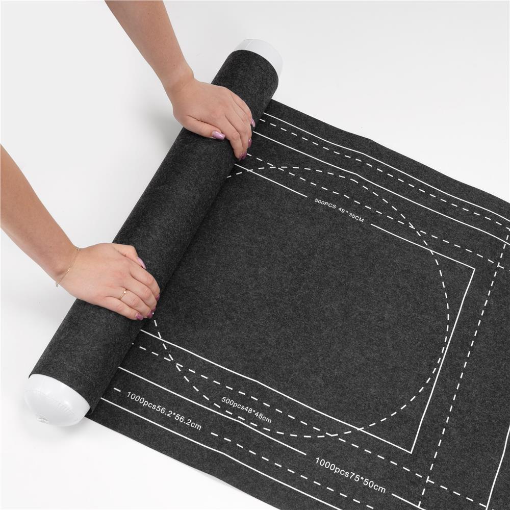 Covoras pentru puzzle de pana la 1500 de piese, cu rola gonflabila pentru pastrarea puzzle-ului inceput, 4 organizatoare pentru sortarea pieselor, pompa si husa de transport incluse, 114x67 cm - imagine 21
