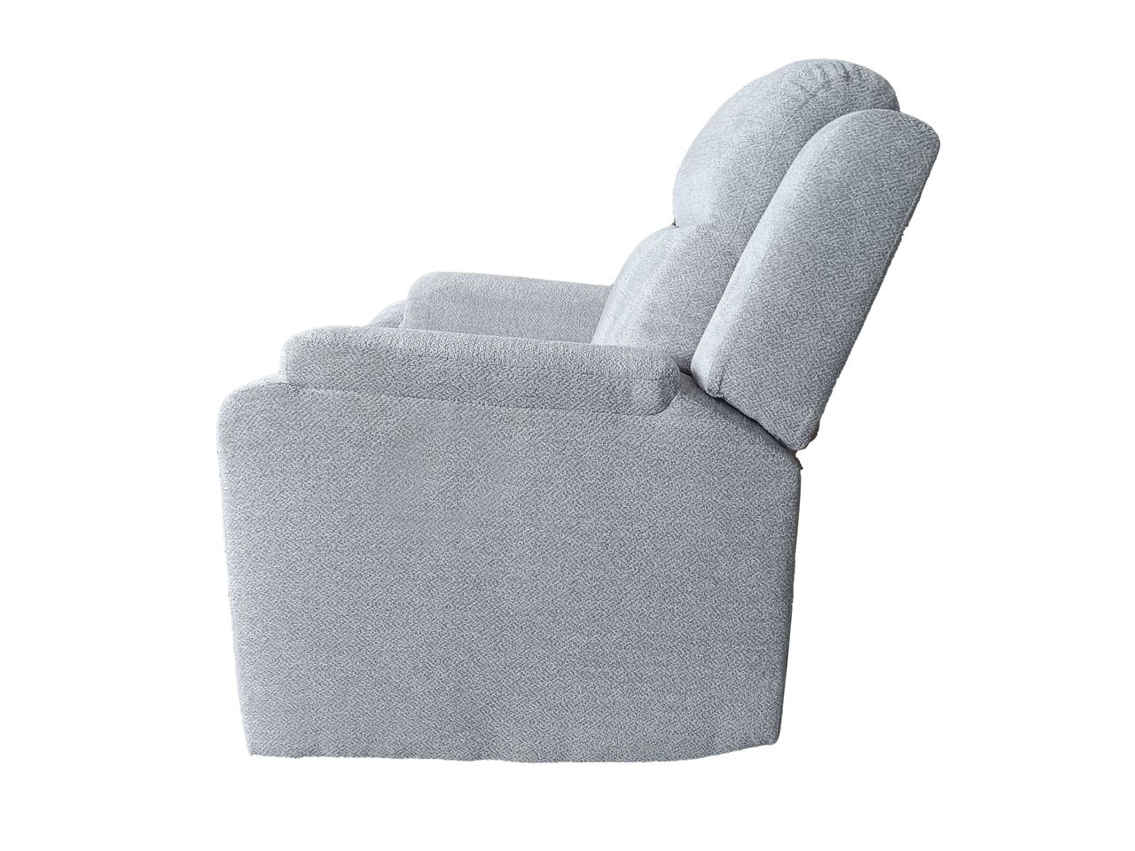 Set canapele relax electrice pentru living, 3+2+1 locuri, cu reglare prin buton pentru pozitie confortabila, suporturi pentru picioare ajustabile, port de incarcare lateral si tapiterie chenille, gri deschis - imagine 29