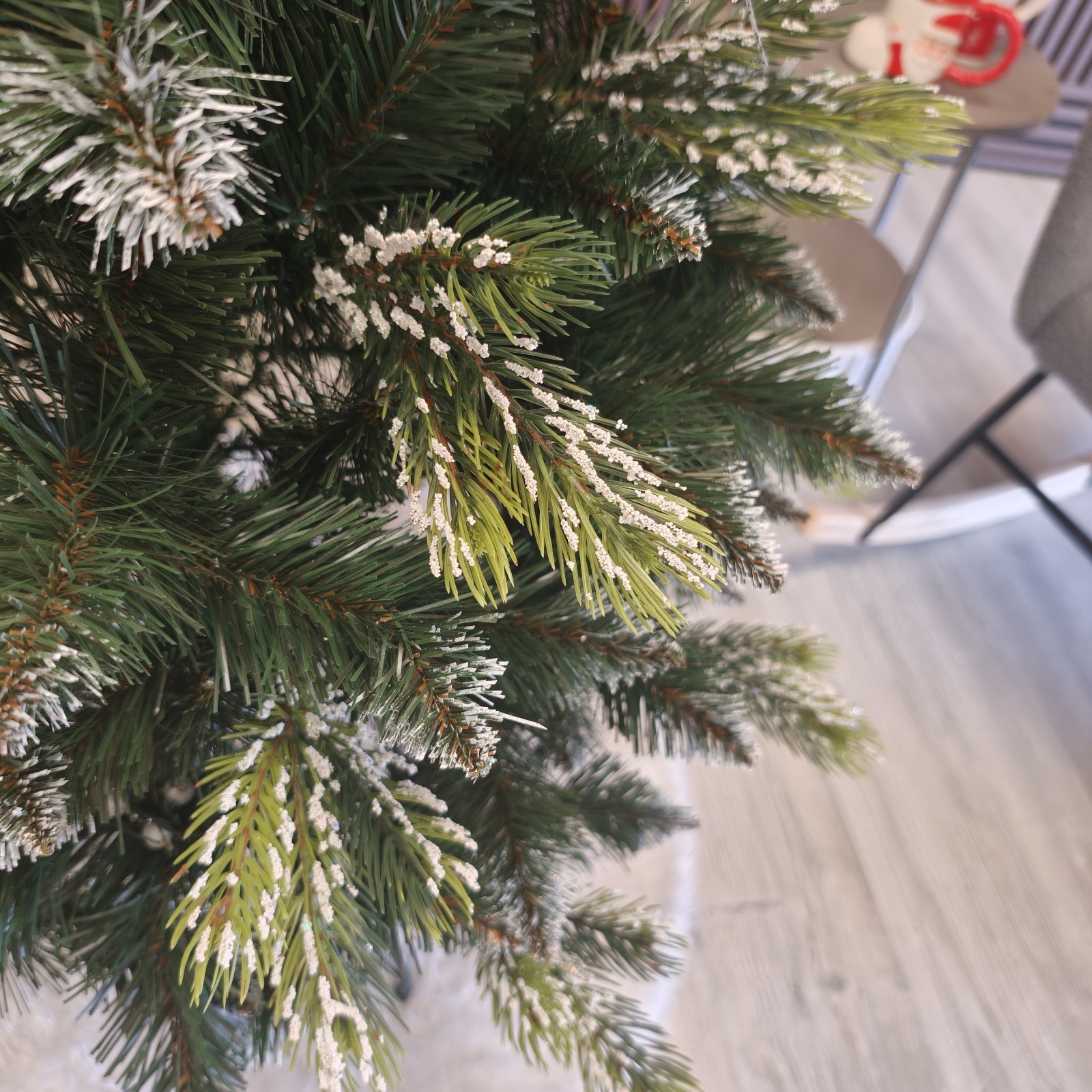 Brad artificial Christmas Deluxe by Sersimo, Diamant, 2D+3D, 150cm - imagine 19