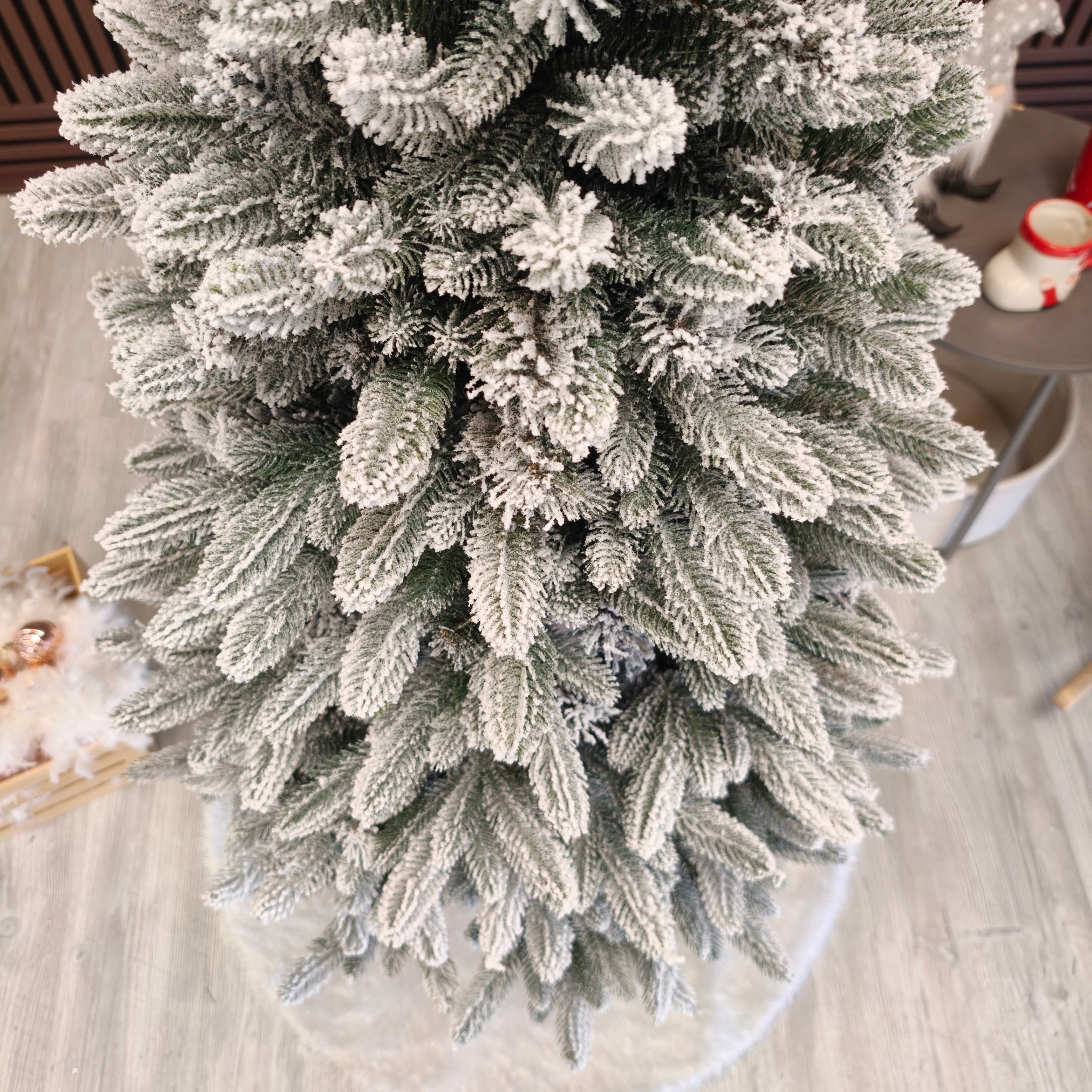 Brad artificial Christmas Deluxe by Sersimo, Global nins, mix 2D+3D, 150cm - imagine 10