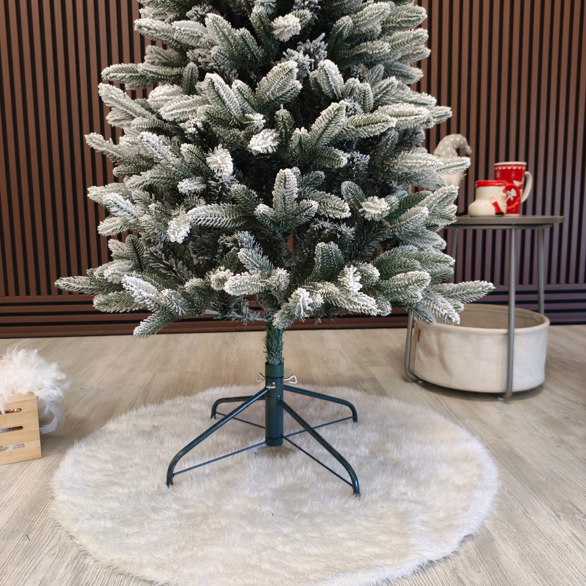 Brad artificial Christmas Deluxe by Sersimo, Global nins, mix 2D+3D, 150cm - imagine 11