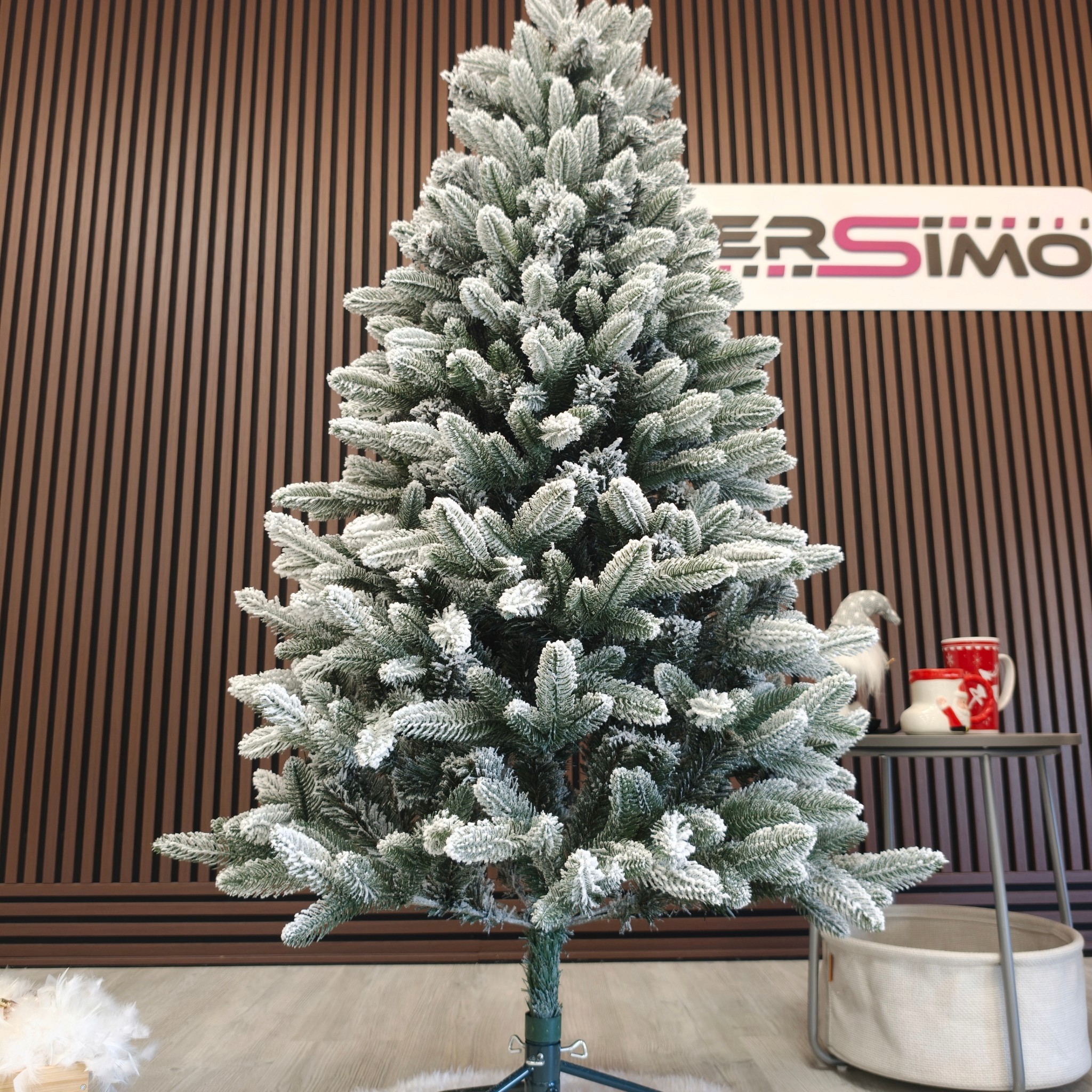 Brad artificial Christmas Deluxe by Sersimo, Global nins, mix 2D+3D, 150cm - imagine 13