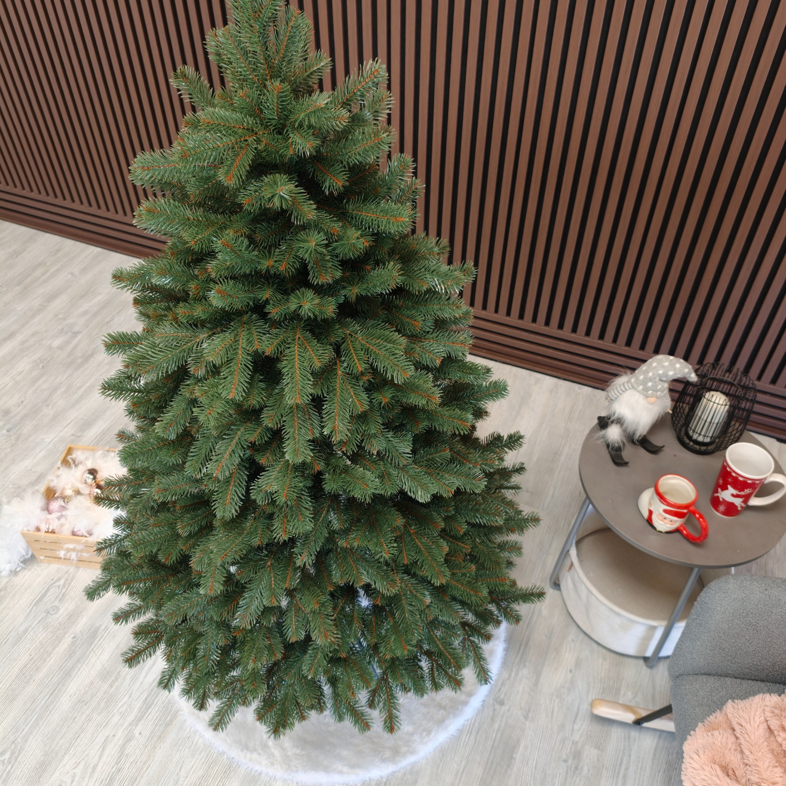 Brad artificial Christmas Deluxe by Sersimo, Kovalivska verde, 3D, 150cm - imagine 15