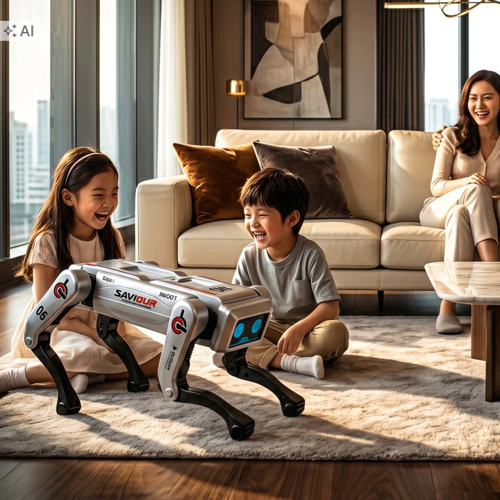 Robot caine inteligent cu telecomanda pentru copii 6 ani+, 20 functii interactive, senzori pentru evitarea obstacolelor, deplasare autonoma si miscari realiste, acumulator reincarcabil 500 mAh, 25x15x17 cm, multicolor - imagine 8