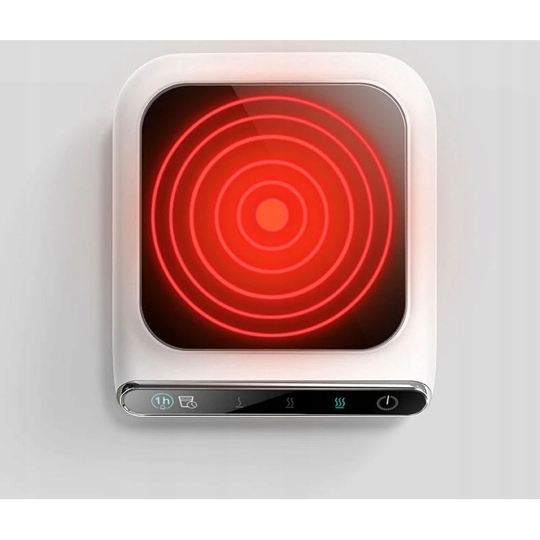 Incalzitor electric pentru cana de cafea si ceai, cu alimentare USB si putere 10 W, 3 trepte de temperatura, functie de mentinere a bauturilor calde, design compact pentru birou si acasa, 13x12x2 cm - imagine 4