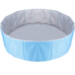 Piscina uscata pliabila pentru copii, tarc de joaca pentru bile cu diametru 100 cm si inaltime 30 cm, depozitare compacta, potrivita pentru interior si exterior